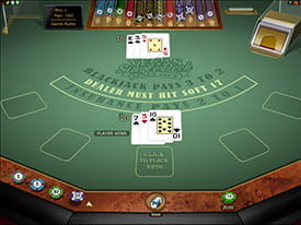 Vegas Single Deck Blackjack by Microgaming